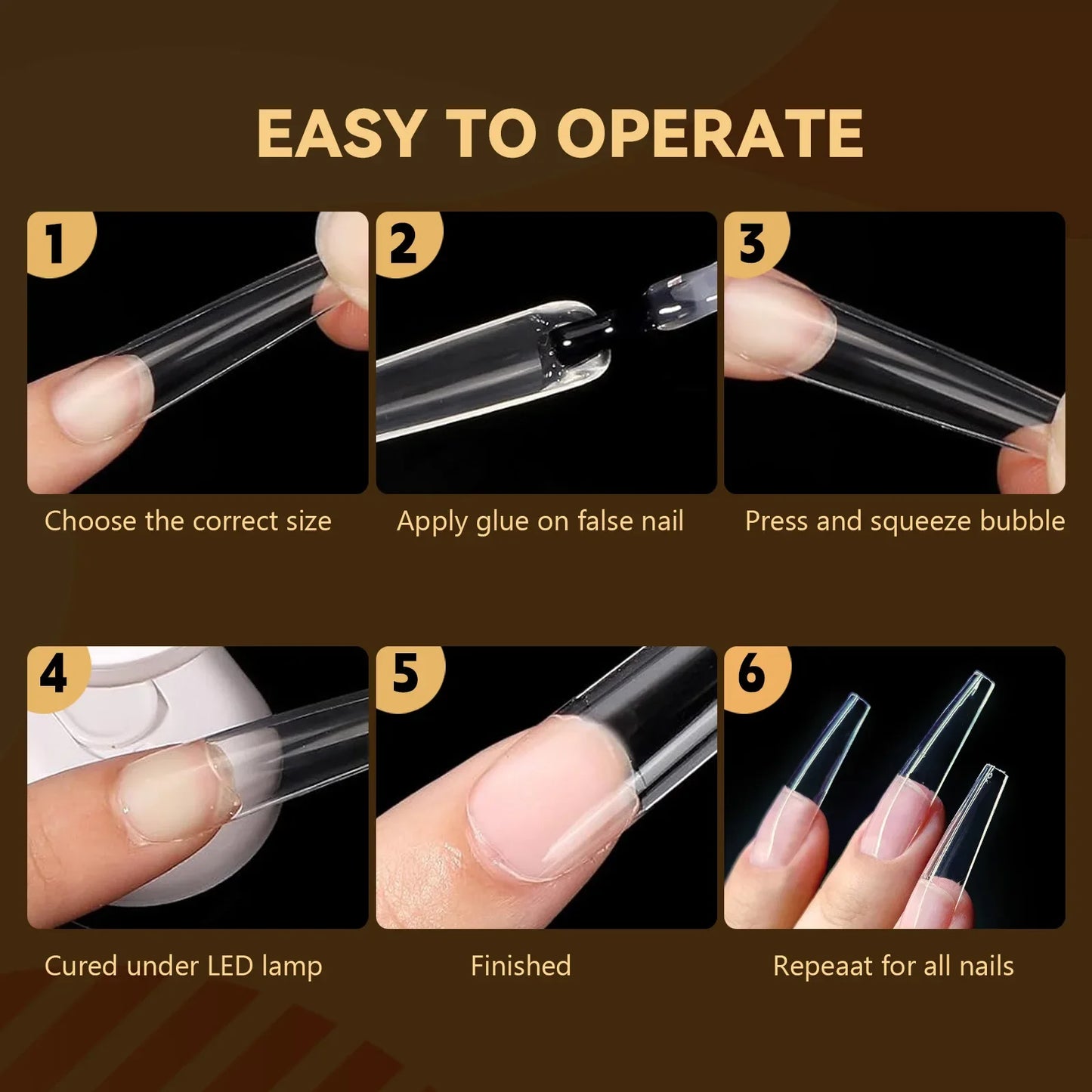 Soft Gel Sculpted Nail Tips